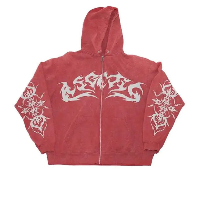 Gene Vintage Flame Hoodies