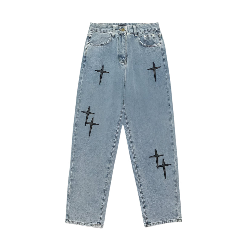 Gene Cross Graphic Jeans
