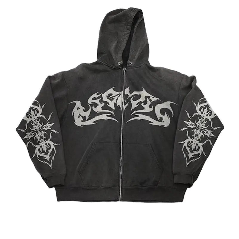 Gene Vintage Flame Hoodies