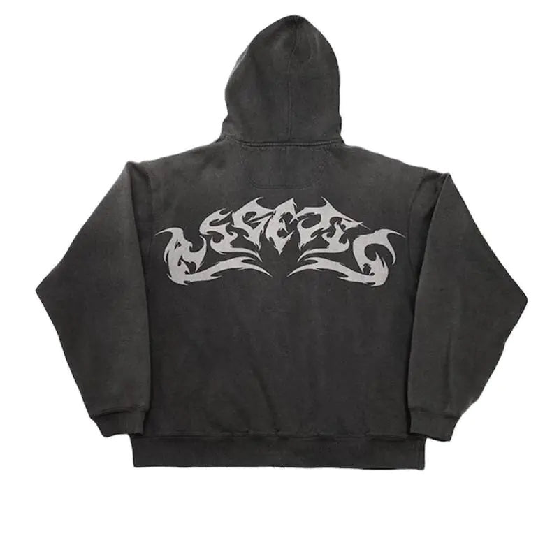 Gene Vintage Flame Hoodies