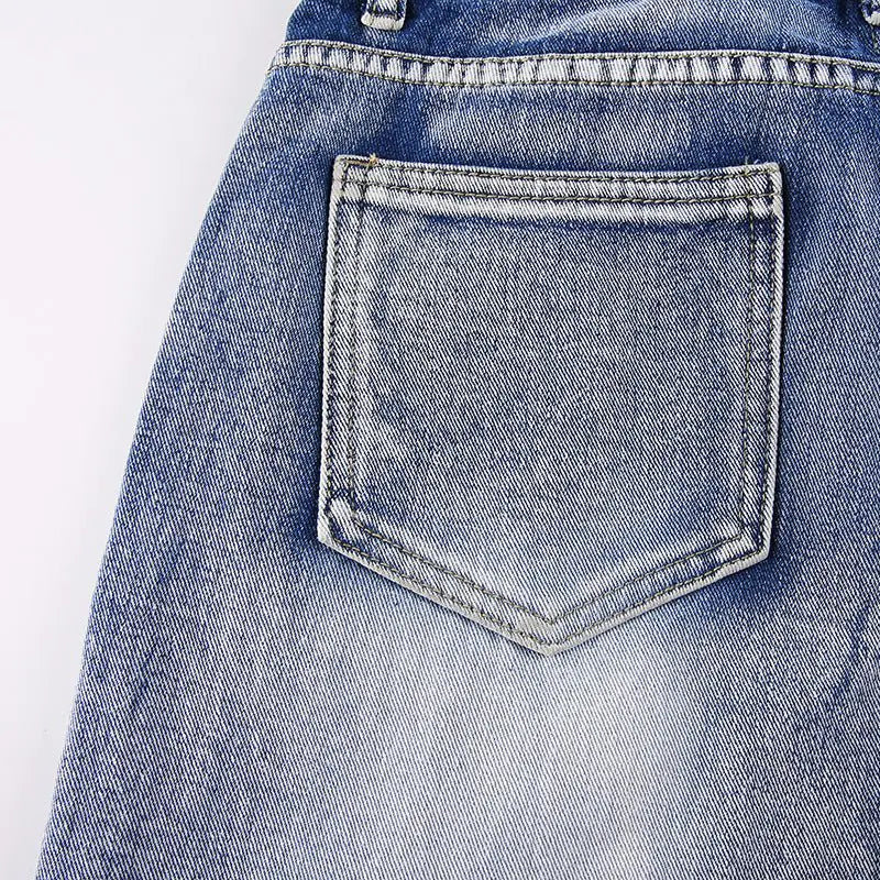 GeneLetter Patch Straight Leg Jeans