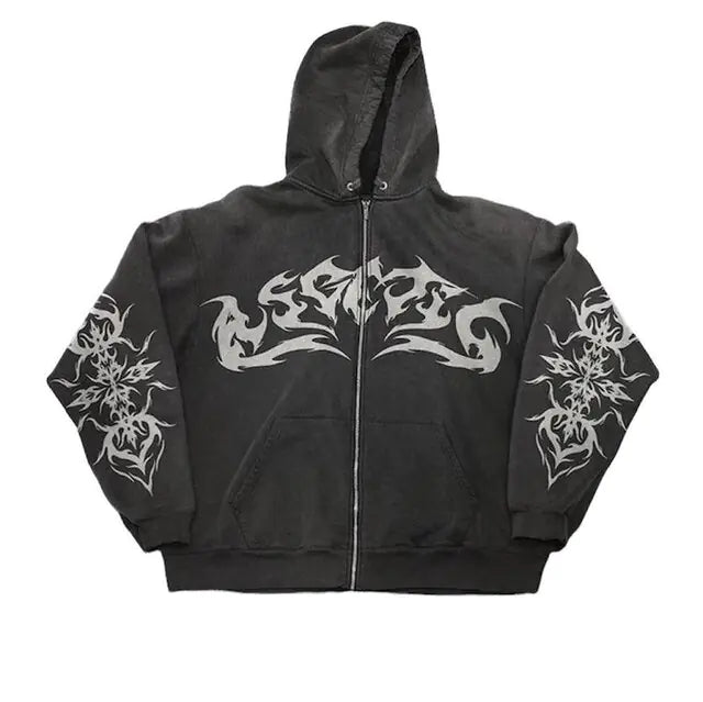 Gene Vintage Flame Hoodies