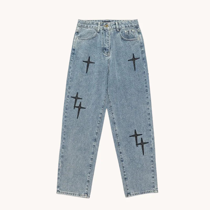 Gene Cross Graphic Jeans