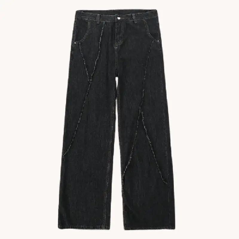Gene Ripped Patchwork Jeans