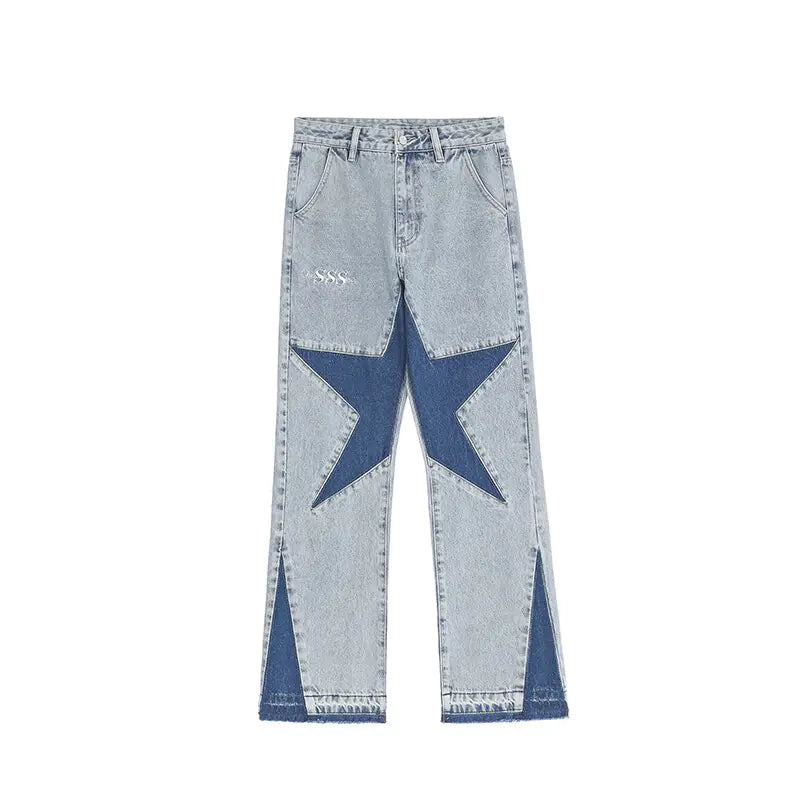 Gene Star Print Jeans
