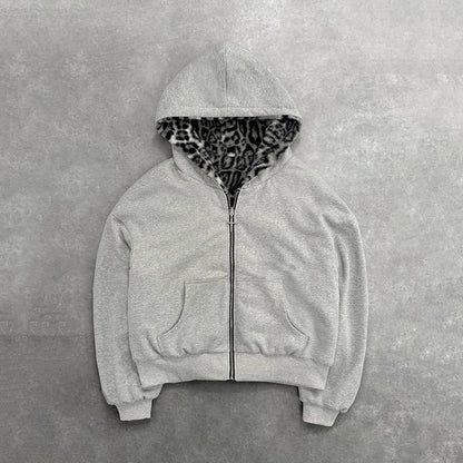 Gene Leopard Hoodie