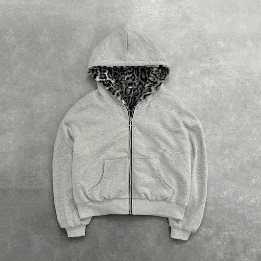 Gene Leopard Hoodie