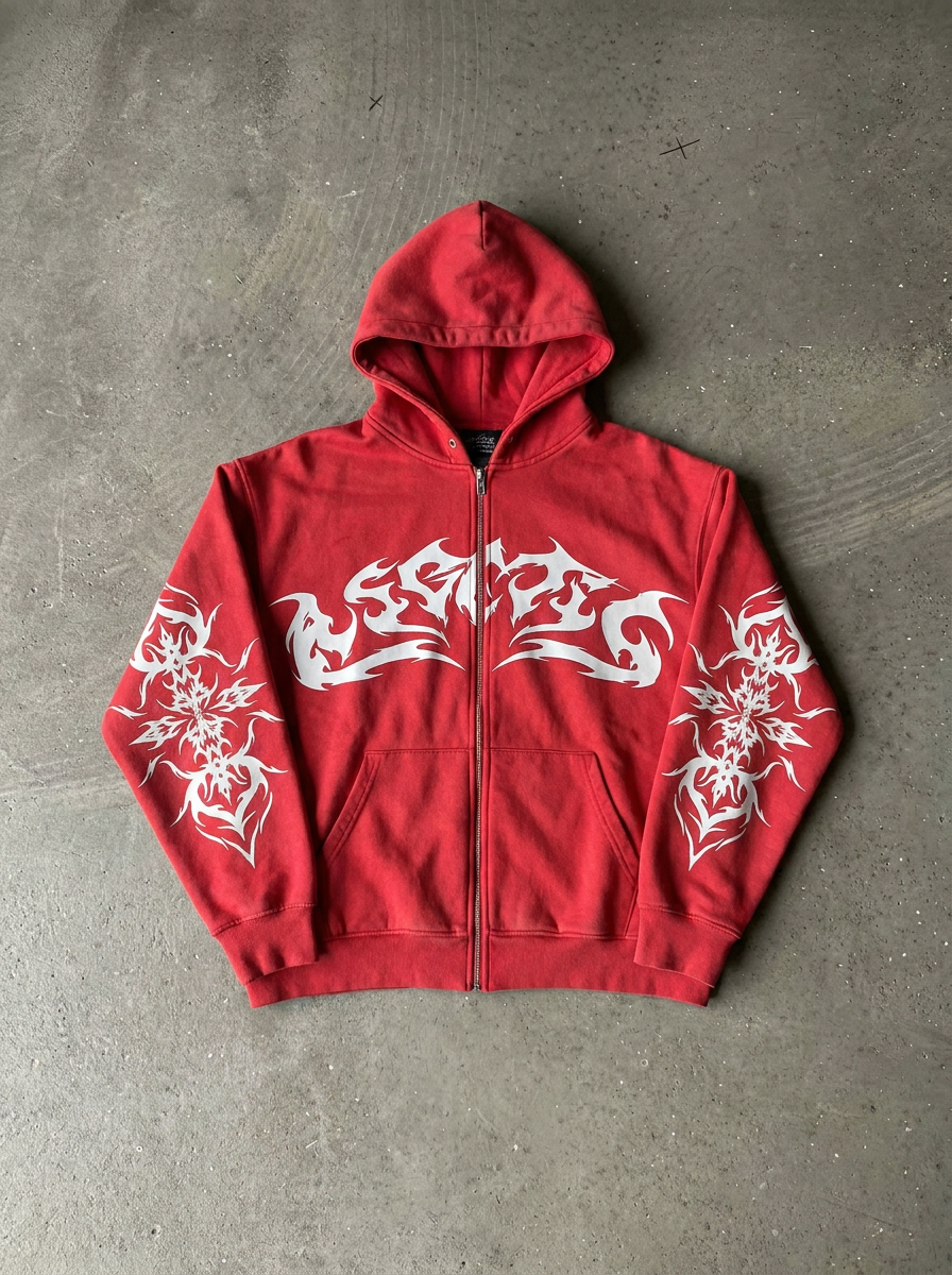 Gene Vintage Flame Hoodies