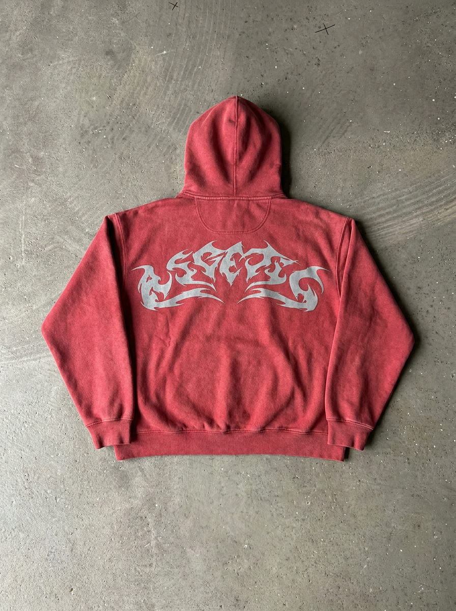 Gene Vintage Flame Hoodies