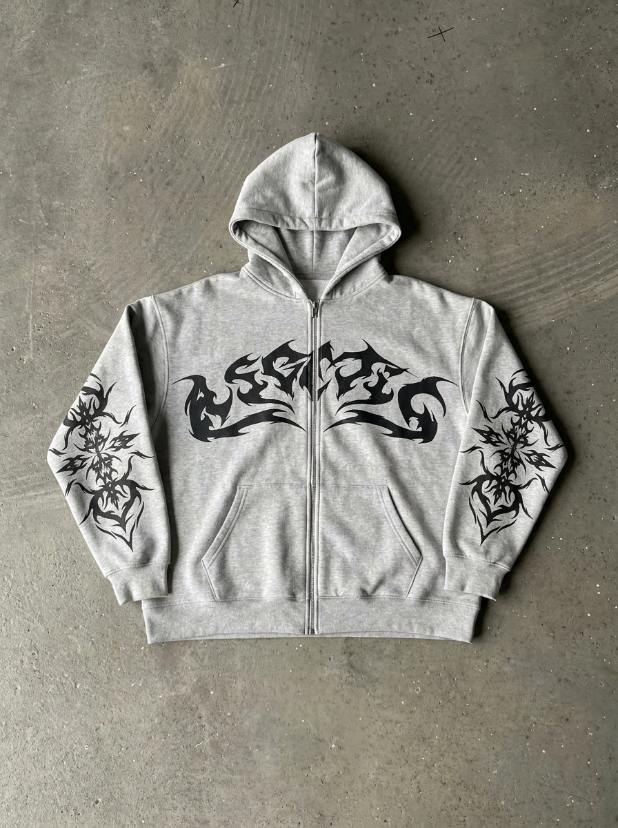 Gene Vintage Flame Hoodies