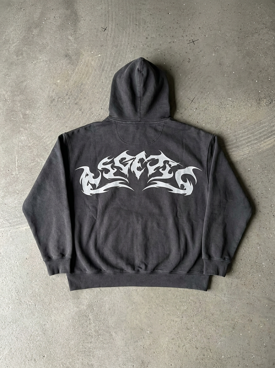 Gene Vintage Flame Hoodies